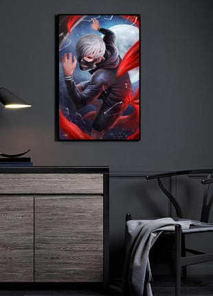 Ken Kaneki Wall Art | Tokyo Ghoul Acrylic, Metal & Canvas Print - Snapping Turtle Gallery