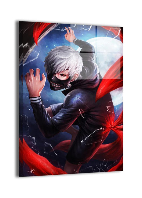 Ken Kaneki Wall Art | Tokyo Ghoul Acrylic, Metal & Canvas Print - Snapping Turtle Gallery