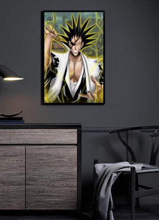 Kenpachi Zaraki Wall Art | Bleach HD Acrylic, Metal & Canvas Print - Snapping Turtle Gallery