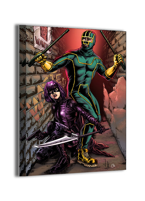 Kick-Ass Art | Acrylic, Metal & Canvas - Snapping Turtle Gallery