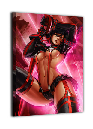 Life Fiber Ignition Ryuko Matoi Kill la Kill Canvas Print by Wizyakuza
