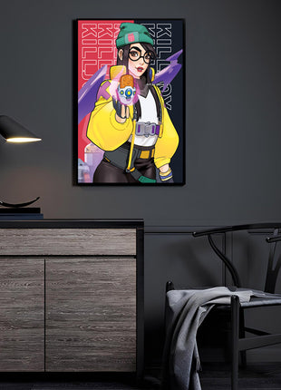 Killjoy Wall Art | Valorant Ultra-HD Acrylic, Metal & Canvas Print - Snapping Turtle Gallery