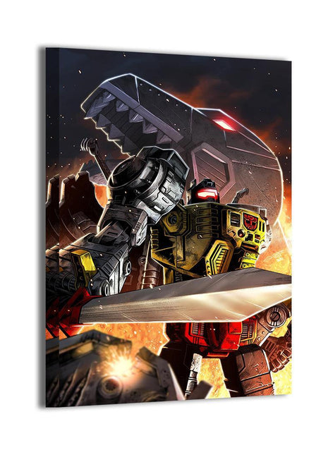 King of the Dinobots Wall Art | Snapping Turtle Gallery [variant_option1] Print, Premium Wall Art by Snapping Turtle Gallery