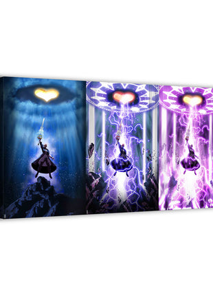 Master Xehanort Kingdom Hearts Art | Acrylic, Metal & Canvas - Snapping Turtle Gallery