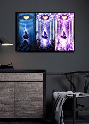 Master Xehanort Kingdom Hearts Art | Acrylic, Metal & Canvas - Snapping Turtle Gallery