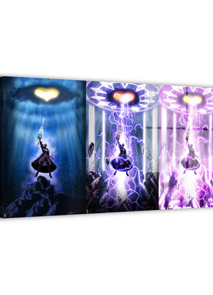 Master Xehanort Kingdom Hearts Art | Acrylic, Metal & Canvas - Snapping Turtle Gallery