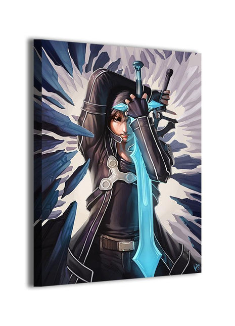 Kirito Wall Art | Sword Art Online HD Acrylic, Metal & Canvas Print - Snapping Turtle Gallery