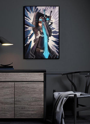 Kirito Wall Art | Sword Art Online HD Acrylic, Metal & Canvas Print - Snapping Turtle Gallery