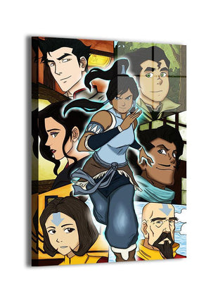 Korra and gang Wall Art | STGCollection [variant_option1] Print, Premium Wall Art by Snapping Turtle Gallery