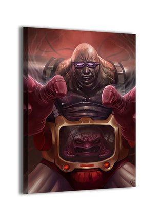 Krang Wall Art | TMNT Fan Art | Snapping Turtle Gallery [variant_option1] Print, Premium Wall Art by Snapping Turtle Gallery