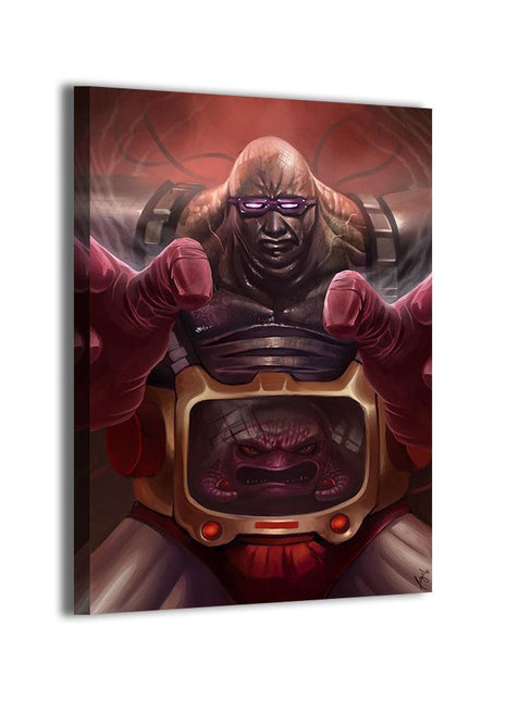 Krang Wall Art | TMNT Fan Art | Snapping Turtle Gallery [variant_option1] Print, Premium Wall Art by Snapping Turtle Gallery