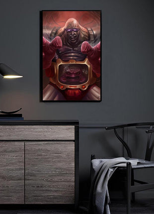 Krang Wall Art | TMNT Fan Art | Snapping Turtle Gallery [variant_option1] Print, Premium Wall Art by Snapping Turtle Gallery