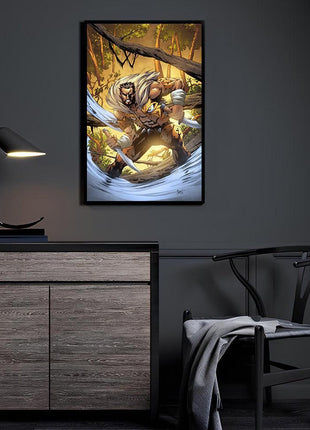 Kraven the Hunter Wall Art | Spider-Man Fan Art | Snapping Turtle Gallery - Snapping Turtle Gallery