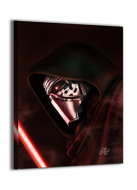 Kylo Ren Ben Solo Star Wars Art | Acrylic, Metal & Canvas - Snapping Turtle Gallery