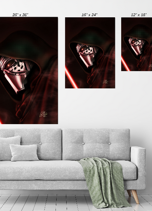 Kylo Ren Wall Art | Dark Heir | Snapping Turtle Gallery [variant_option1] Print, Premium Wall Art by Snapping Turtle Gallery
