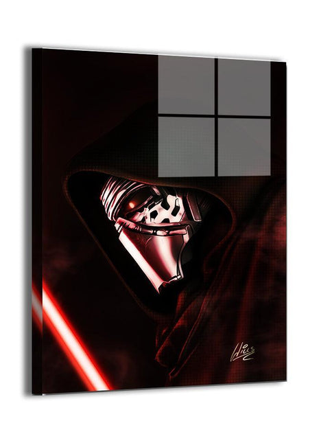 Kylo Ren Ben Solo Star Wars Art | Acrylic, Metal & Canvas - Snapping Turtle Gallery