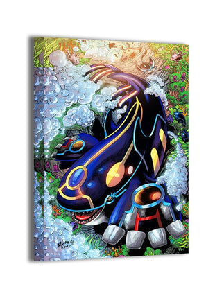 Kyogre Wall Art | Pokémon Fan Art | Snapping Turtle Gallery [variant_option1] Print, Premium Wall Art by Snapping Turtle Gallery
