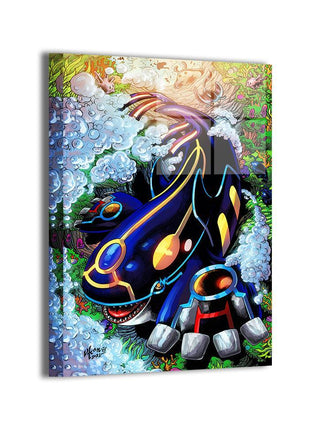Kyogre Wall Art | Pokémon Fan Art | Snapping Turtle Gallery [variant_option1] Print, Premium Wall Art by Snapping Turtle Gallery