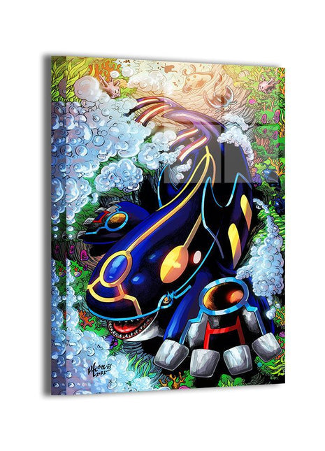 Kyogre Wall Art | Pokémon Fan Art | Snapping Turtle Gallery [variant_option1] Print, Premium Wall Art by Snapping Turtle Gallery