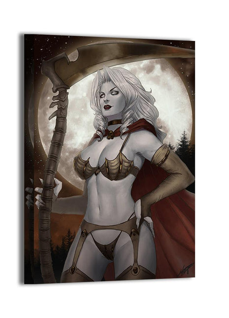 Lady Death Wall Art | Chaos Comics HD Acrylic, Metal & Canvas Prints - Snapping Turtle Gallery