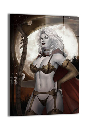 Lady Death Wall Art | Chaos Comics HD Acrylic, Metal & Canvas Prints - Snapping Turtle Gallery