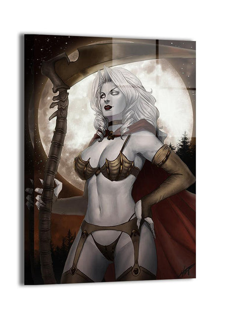 Lady Death Wall Art | Chaos Comics HD Acrylic, Metal & Canvas Prints - Snapping Turtle Gallery