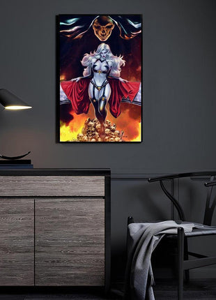 Lady Death Coffin Comics Art | Acrylic, Metal & Canvas - Snapping Turtle Gallery