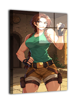 Lara Croft Wall Art | Tomb Raider Fan Art | Snapping Turtle Gallery - Snapping Turtle Gallery