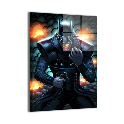 Metal — sleek metallic finish on sinister grin and chain details; art by Tiago Fernandes, colors by Nestor Redulla Jr.
