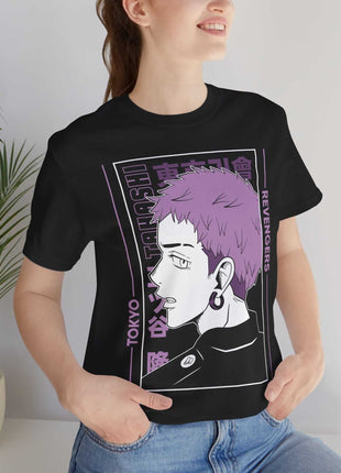Lavender Resolve Shirt | Tokyo Revengers Fan Art | Snapping Turtle Gallery [variant_option1] Print, Premium Wall Art by Snapping Turtle Gallery