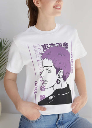 Lavender Resolve Shirt | Tokyo Revengers Fan Art | Snapping Turtle Gallery [variant_option1] Print, Premium Wall Art by Snapping Turtle Gallery