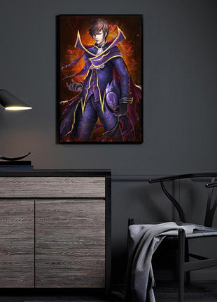 Lelouch Wall Art | Code Geass Anime HD Acrylic, Metal & Canvas Print - Snapping Turtle Gallery