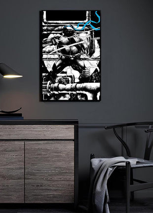 Leonardo Wall Art | TMNT Ultra-HD Acrylic, Metal & Canvas Print - Snapping Turtle Gallery