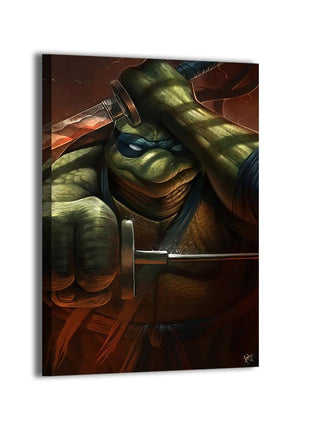 Leonardo Wall Art | TMNT Fan Art | Snapping Turtle Gallery [variant_option1] Print, Premium Wall Art by Snapping Turtle Gallery