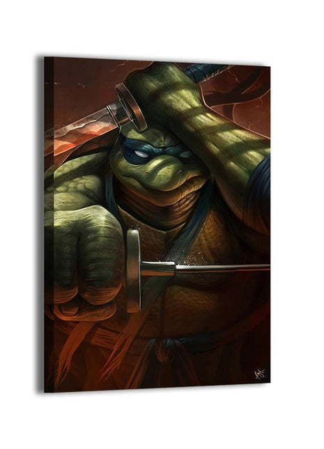 Leonardo Wall Art | TMNT Fan Art | Snapping Turtle Gallery [variant_option1] Print, Premium Wall Art by Snapping Turtle Gallery