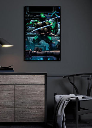 Leonardo Wall Art | TMNT Ultra-HD Acrylic, Metal & Canvas Print - Snapping Turtle Gallery