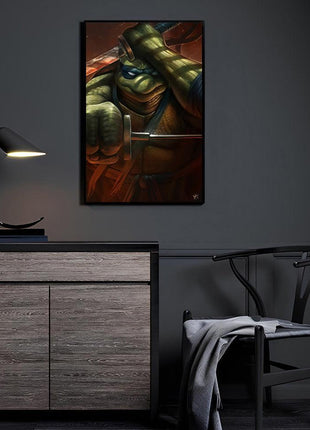 Leonardo Wall Art | TMNT Fan Art | Snapping Turtle Gallery [variant_option1] Print, Premium Wall Art by Snapping Turtle Gallery