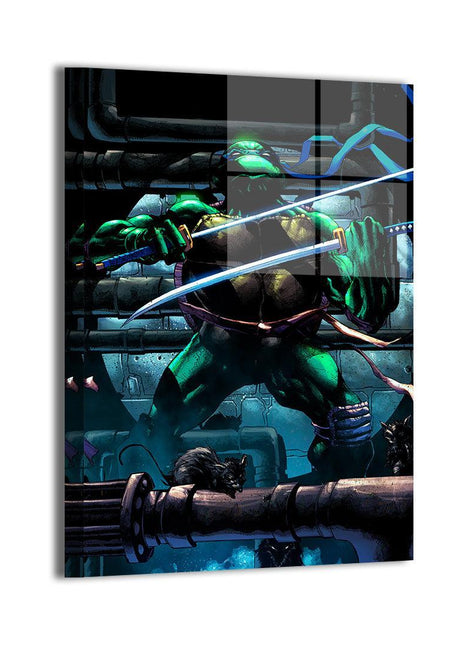 Leonardo Wall Art | TMNT Ultra-HD Acrylic, Metal & Canvas Print - Snapping Turtle Gallery