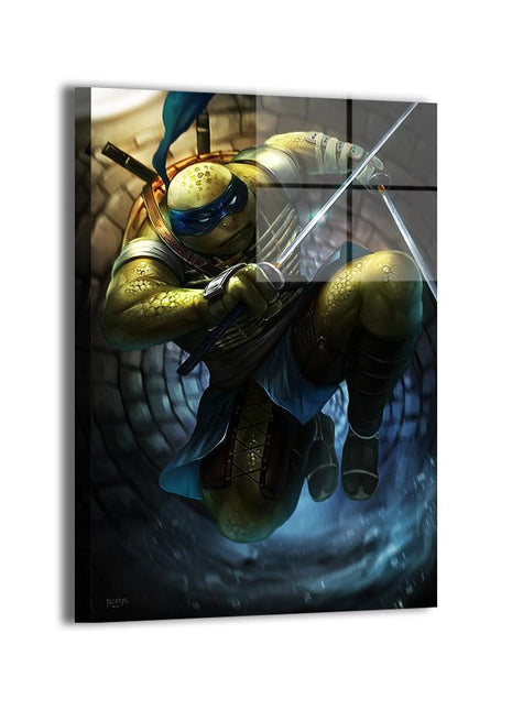Leonardo Wall Art | TMNT Fan Art | Snapping Turtle Gallery [variant_option1] Print, Premium Wall Art by Snapping Turtle Gallery