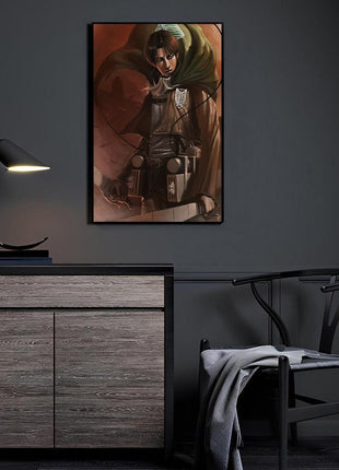 Levi Ackerman Attack on Titan Wall Art | Acrylic, Metal & Canvas - Snapping Turtle Gallery