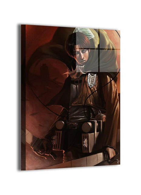 Levi Ackerman Attack on Titan Wall Art | Acrylic, Metal & Canvas - Snapping Turtle Gallery