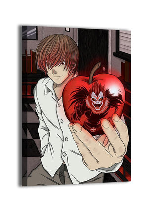 Light Yagami Wall Art | Death Note Acrylic, Metal & Canvas Print - Snapping Turtle Gallery