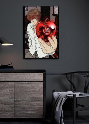 Light Yagami Wall Art | Death Note Acrylic, Metal & Canvas Print - Snapping Turtle Gallery