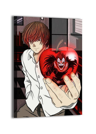 Light Yagami Wall Art | Death Note Acrylic, Metal & Canvas Print - Snapping Turtle Gallery