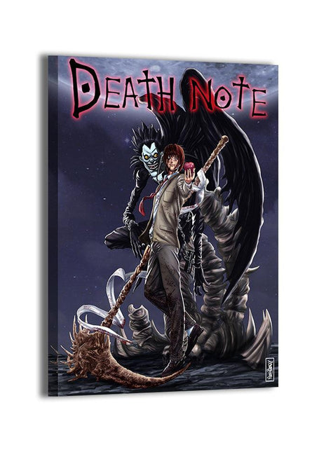 Light Yagami Wall Art | Death Note Fan Art | Snapping Turtle Gallery - Snapping Turtle Gallery