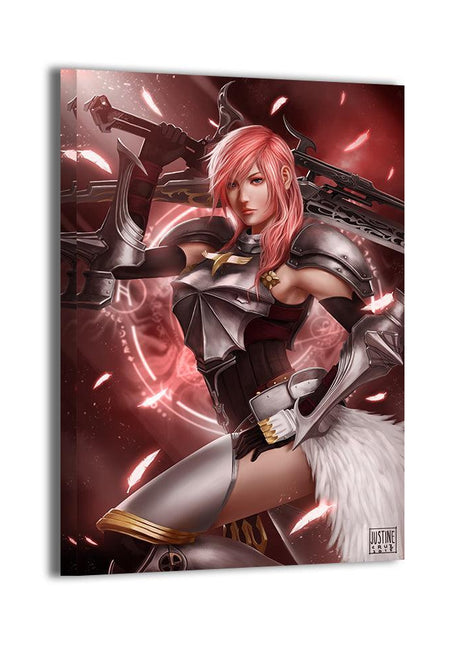 Lightning Wall Art | Final Fantasy Fan Art | Snapping Turtle Gallery - Snapping Turtle Gallery