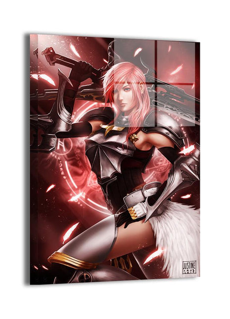 Lightning Wall Art | Final Fantasy Fan Art | Snapping Turtle Gallery - Snapping Turtle Gallery