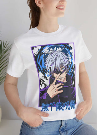 Limitless Sorcerer Anime Shirt | Jujutsu Kaisen Fan Art | Snapping Turtle Gallery [variant_option1] Print, Premium Wall Art by Snapping Turtle Gallery