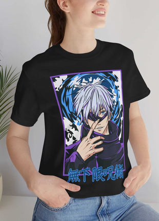 Limitless Sorcerer Anime Shirt | Jujutsu Kaisen Fan Art | Snapping Turtle Gallery [variant_option1] Print, Premium Wall Art by Snapping Turtle Gallery