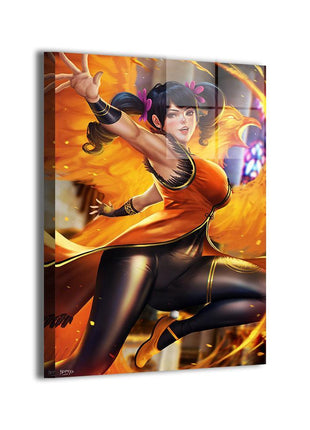 Ling Xiaoyu Wall Art | Tekken Ultra-HD Acrylic, Metal & Canvas Print - Snapping Turtle Gallery